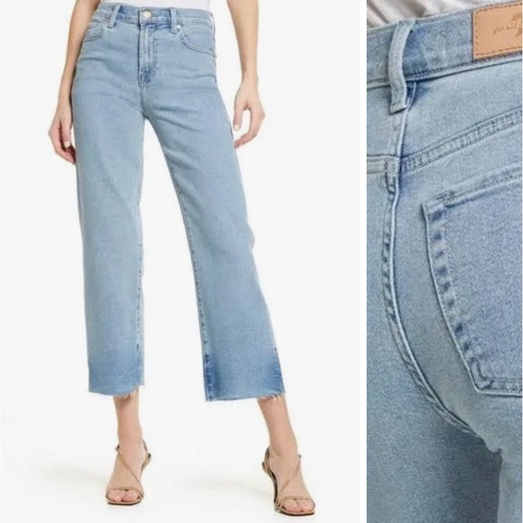 7 for All Mankind Luxe Vintage Alexa High Rise Cropped Jeans - Picture 3 of 12